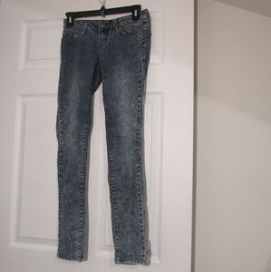 Blue Asphalt Girls Skinny Denim Jeans Junior Size 1 Stretch, RN: 78749